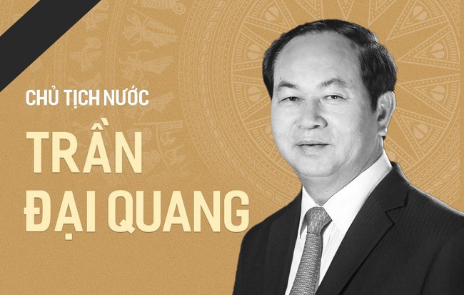 Các đoàn viếng Chủ tịch nước Trần Đại Quang chỉ mang băng tang, không mang vòng hoa