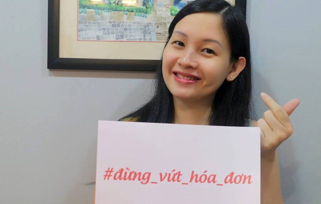 Hàng loạt mẹ trẻ Việt hưởng ứng phong trào “Đừng vứt hóa đơn”