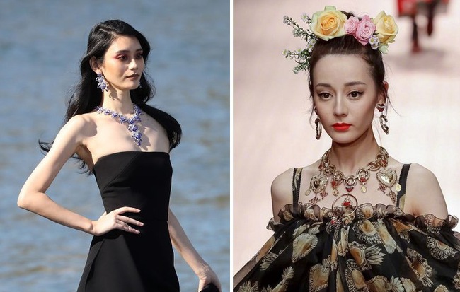 Địch Lệ Nhiệt Ba và Ming Xi: một bên mỹ nhân không góc chết, một bên người mẫu Victoria's Secret nhưng đều khô quắt héo hon trên sàn catwalk