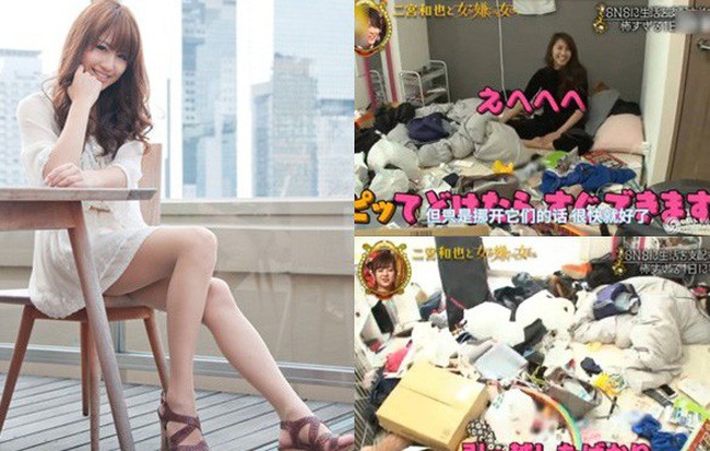 Mỹ nữ “vạn người mê” Nhật Bản: Sống trong căn phòng 10 mét vuông, ngập ngụa rác thải