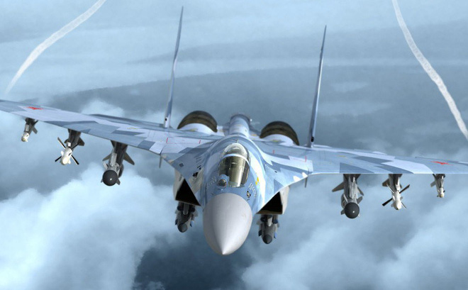 Su-35 "khóa chết" F-22 ở Syria: Lời nói dối trắng trợn của phi công Nga?