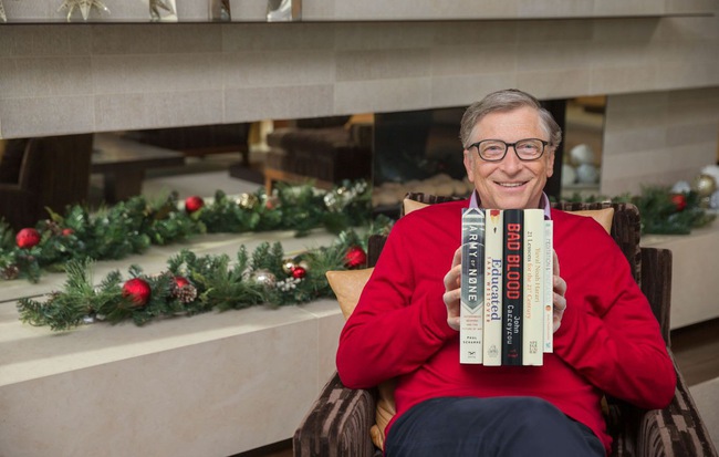 Tỷ phú Bill Gates chia sẻ 5 cuốn sách yêu thích nhất năm 2018: Mỗi quyển thuộc một chủ đề riêng và rất đáng để đọc