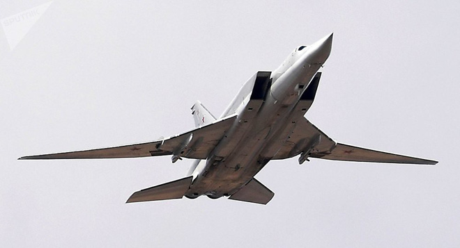NÓNG: Tai nạn nghiêm trọng - Máy bay ném bom chiến lược Tu-22M3 tối tân Nga đâm xuống đất