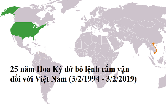 25 năm dỡ bỏ lệnh cấm vận, quan hệ Việt – Mỹ giờ ra sao?