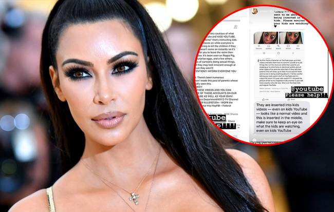 Kim Kardashian cũng hoảng sợ vì video "Momo quái dị" trên YouTube, đăng cả Stories để cầu cứu