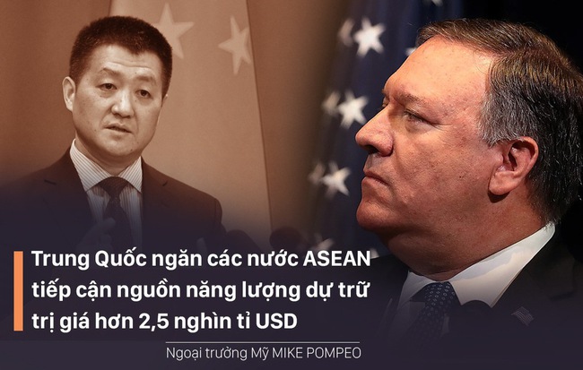 Mỹ lên án TQ ngăn các nước ASEAN tiếp cận nguồn năng lượng 2.500 tỉ USD ở Biển Đông, Bắc Kinh phản bác