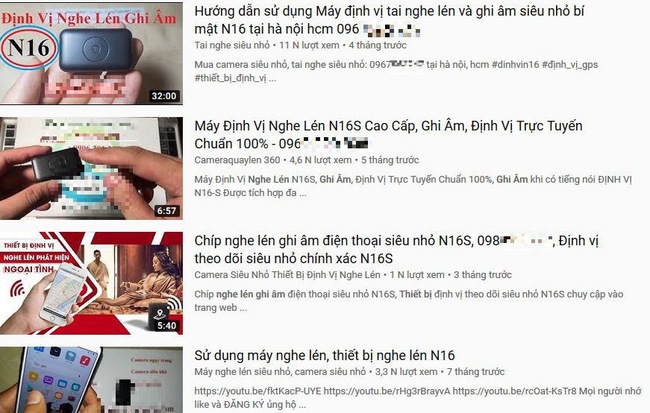 Tai nghe lén, bút camera và loạt đồ gian lận thi cử được quảng cáo tràn lan trên Youtube, không hề bị kiểm duyệt