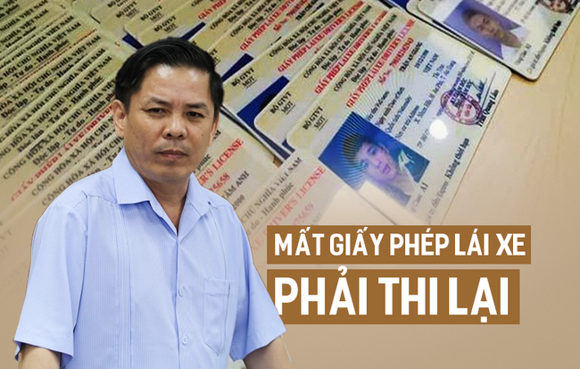 Mất giấy phép lái xe không phải là tội lỗi, thưa Bộ trưởng