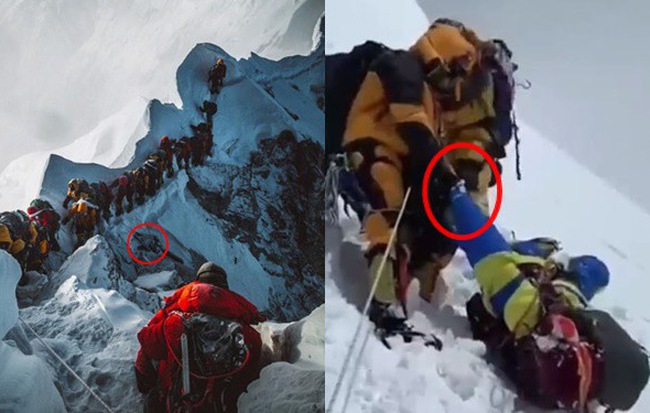 Hai câu chuyện ám ảnh nhất trên con đường chinh phục đỉnh núi Everest đang gây bão truyền thông quốc tế, khiến nhiều người rùng mình kinh hãi