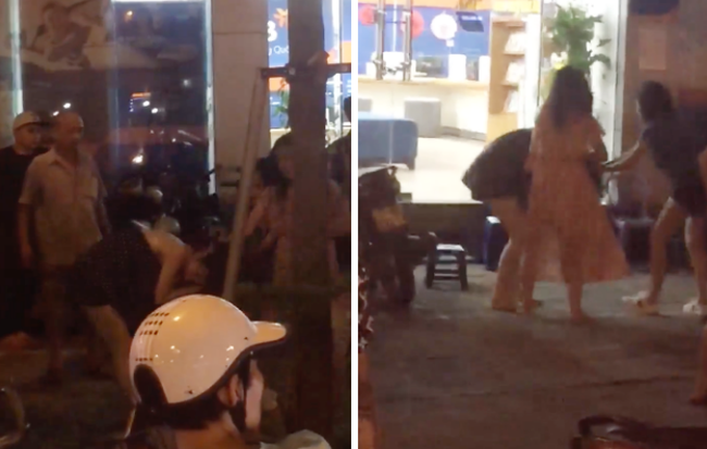 Hà Nội: Nhóm thanh niên nam nữ cầm tuýp sắt, giật tóc, đánh nhau dữ dội trên phố