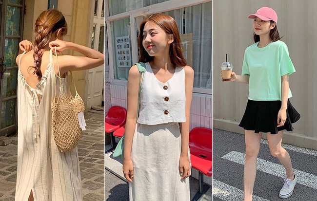 Trời oi bức kinh hoàng, bạn sẽ cần đến gợi ý ăn mặc mát mẻ mà vẫn đẹp xỉu từ các cô nàng Hàn Quốc sành mặc tuần qua