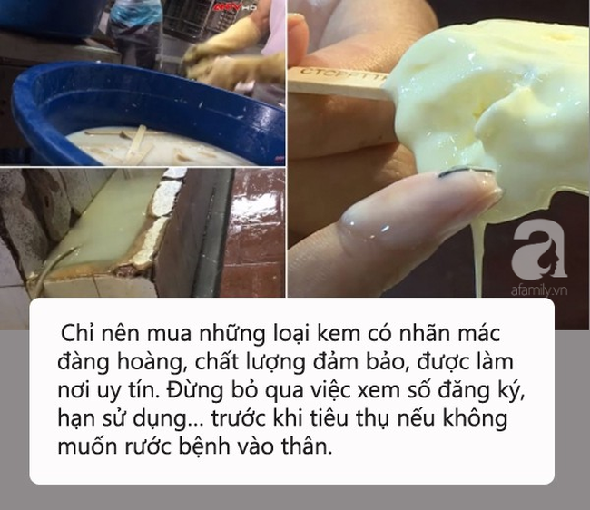 Kinh hãi quy trình sản xuất kem "siêu bẩn" tại Hà Nội: Coi chừng nhiễm melamin, ngộ độc vì chuộng ăn kem vị lạ giá rẻ!