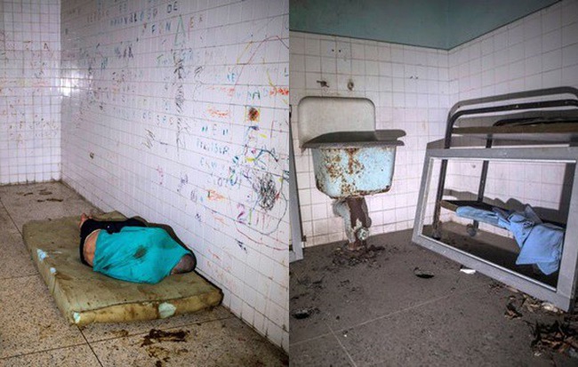 Địa ngục trần gian bên trong bệnh viện tâm thần ở Venezuela: Bệnh nhân nằm la liệt, bị bỏ mặc trong căn phòng ngập phân và rác thải
