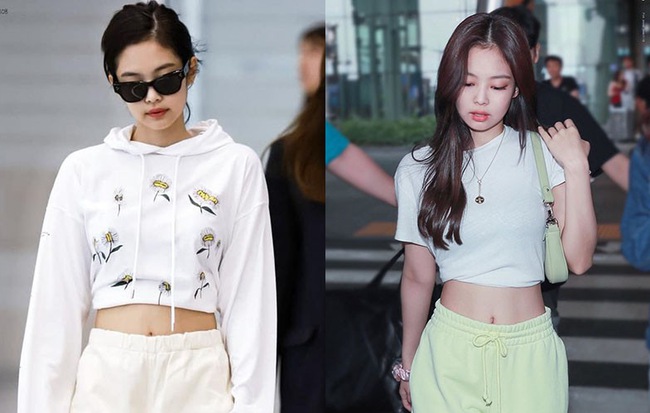 Cậy có eo thon, Jennie "chuyên trị" vén áo thành crop top vừa sexy lại vừa sành điệu