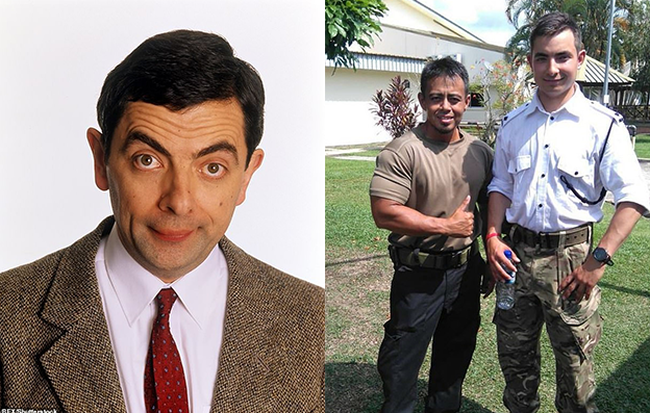 Thông tin đặc biệt về con trai Mr Bean: Là trung uý trong quân đội Anh, ngoại hình giống hệt bố