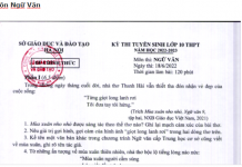 Sở Giáo dục và Đào tạo công bố đáp án chính thức các môn thi vào lớp 10 Hà Nội