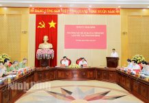 Tổ công tác Đề án 06 của Chính phủ làm việc tại Ninh Bình